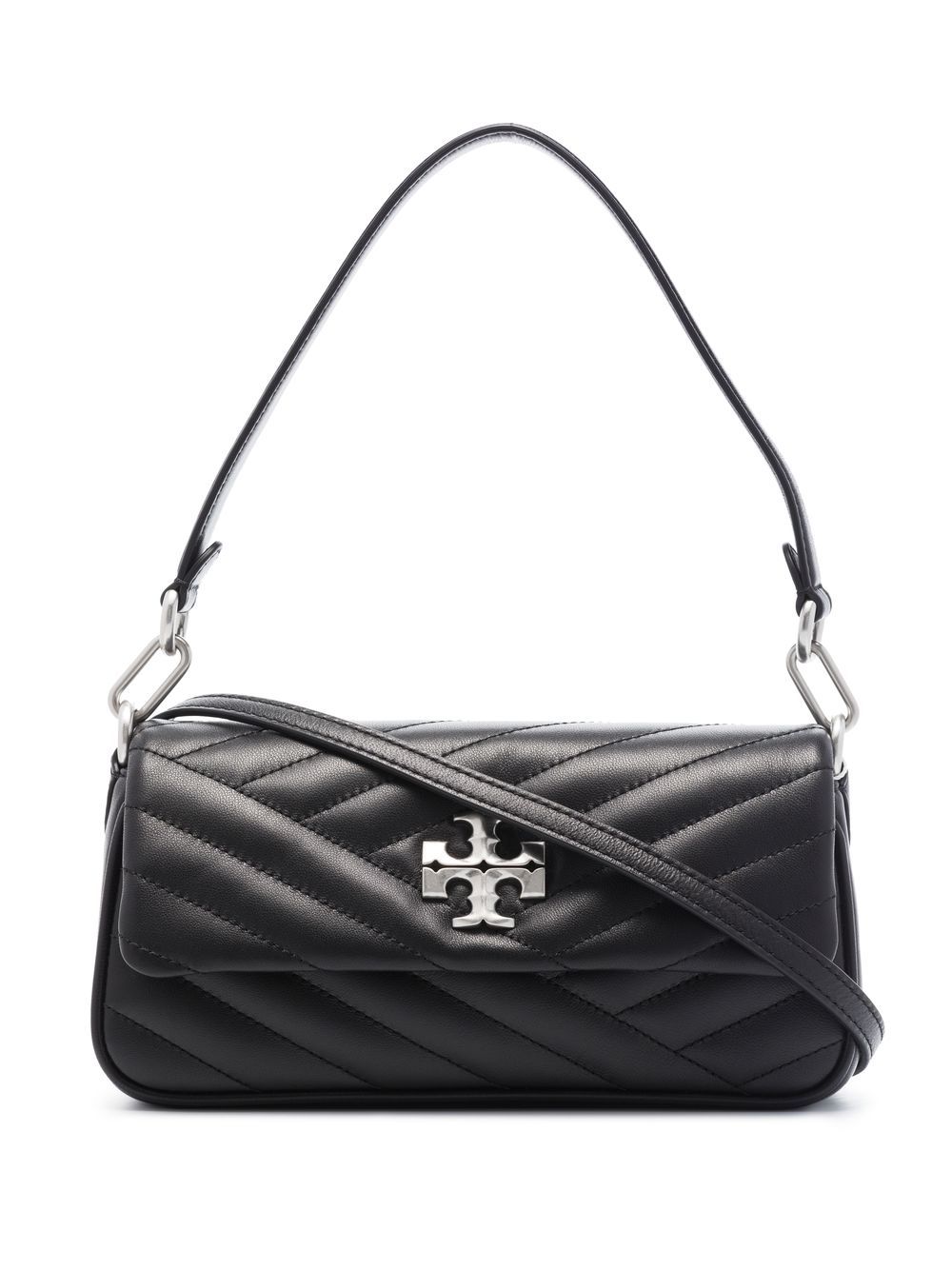 Small Kira Chevron Leather Shoulder Bag - Yahoo Shopping