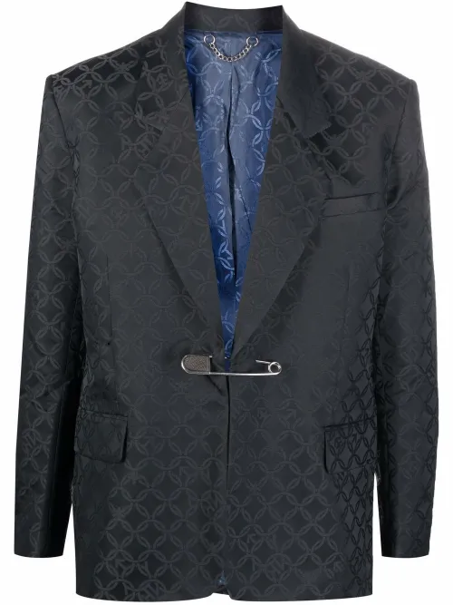 Blazer en jacquard à détails de pins - Charles Jeffrey Loverboy - Modalova