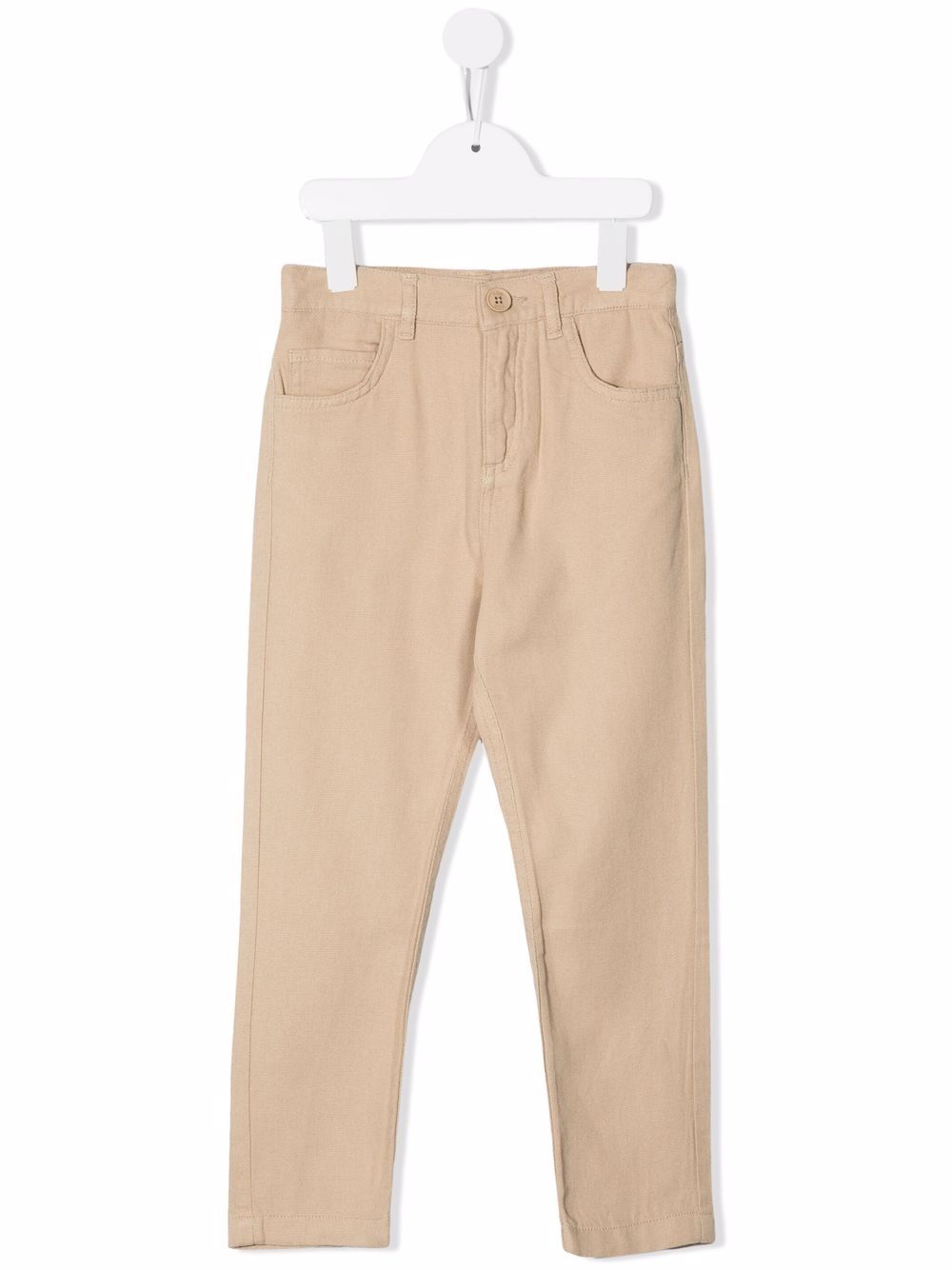 фото Douuod kids straight-leg cotton chino trousers