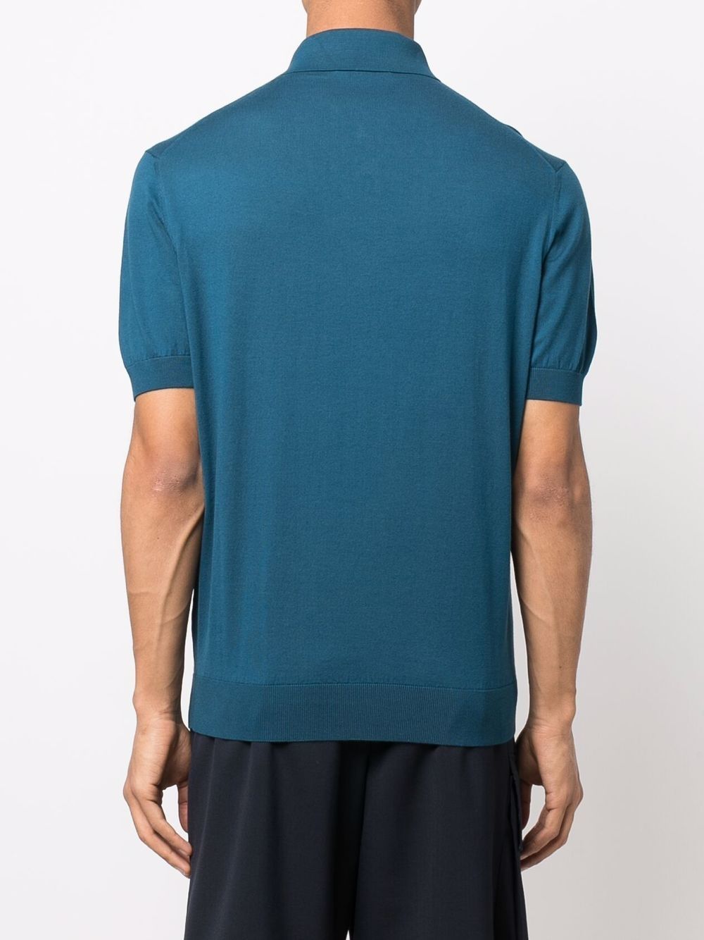 Zegna ribbed-knit Cotton Polo Shirt - Farfetch