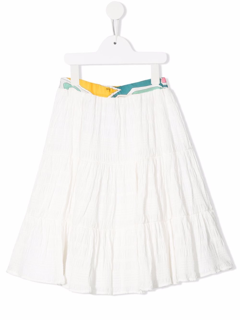 фото Emilio pucci junior flared tiered skirt