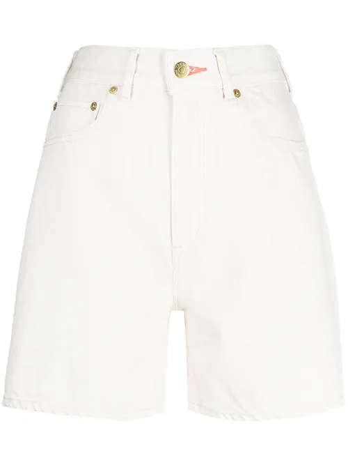 Short en jean The Coral à taille haute - Tu es mon Tresor - Modalova