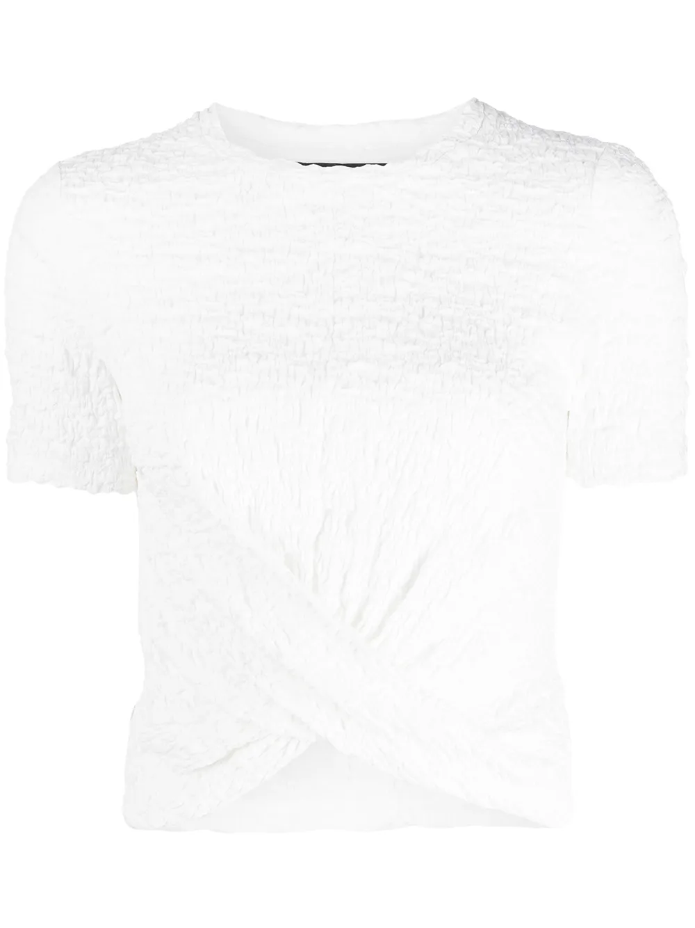 

tout a coup playera corta texturizada - Blanco