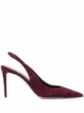 Scarosso x Brian Atwood Sutton slingback pumps - Purple