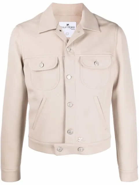 Courrèges saco con botones