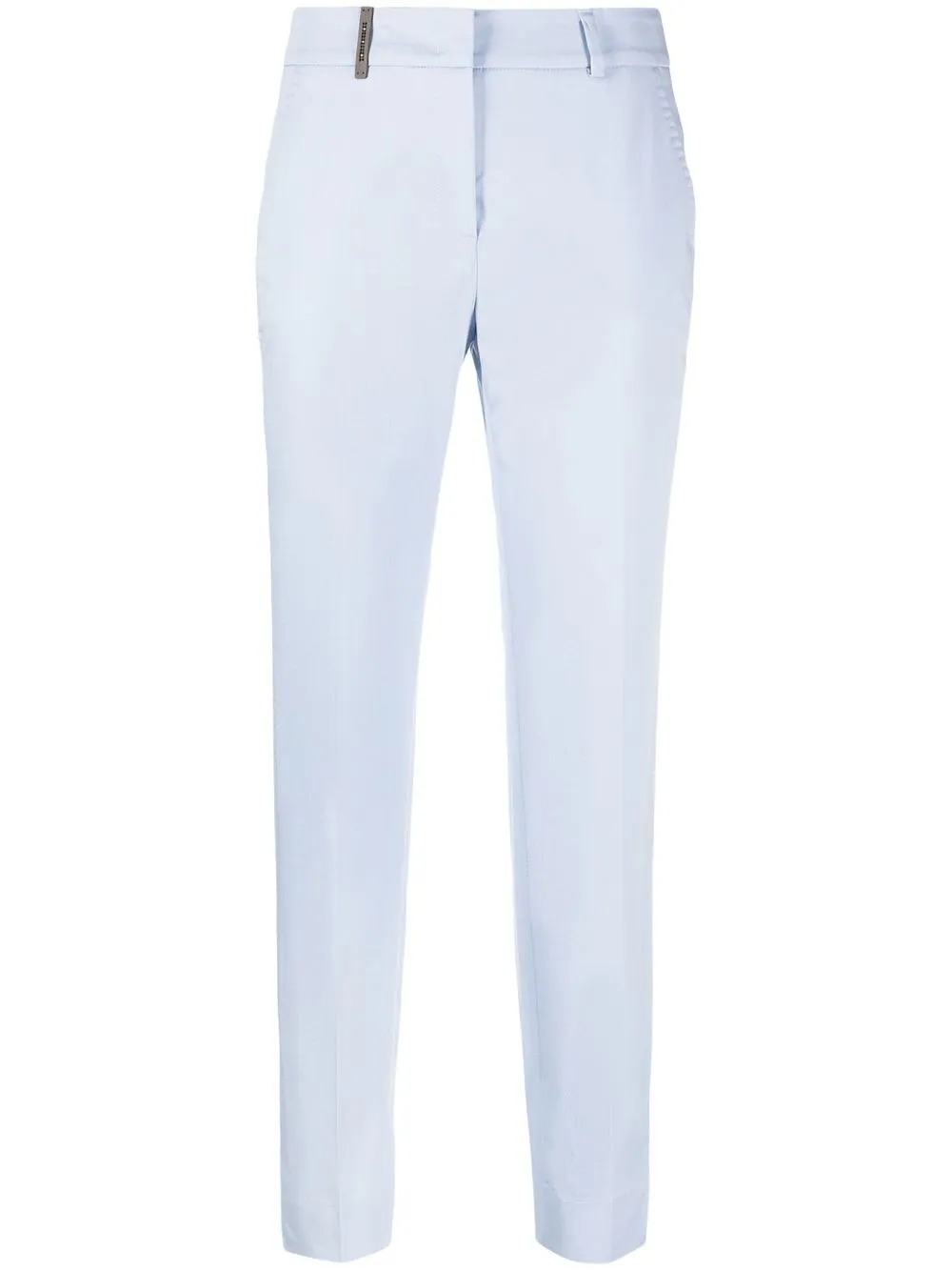 

Peserico mid-rise cropped trousers - Blue