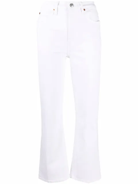 RE/DONE high-waisted straight leg jeans