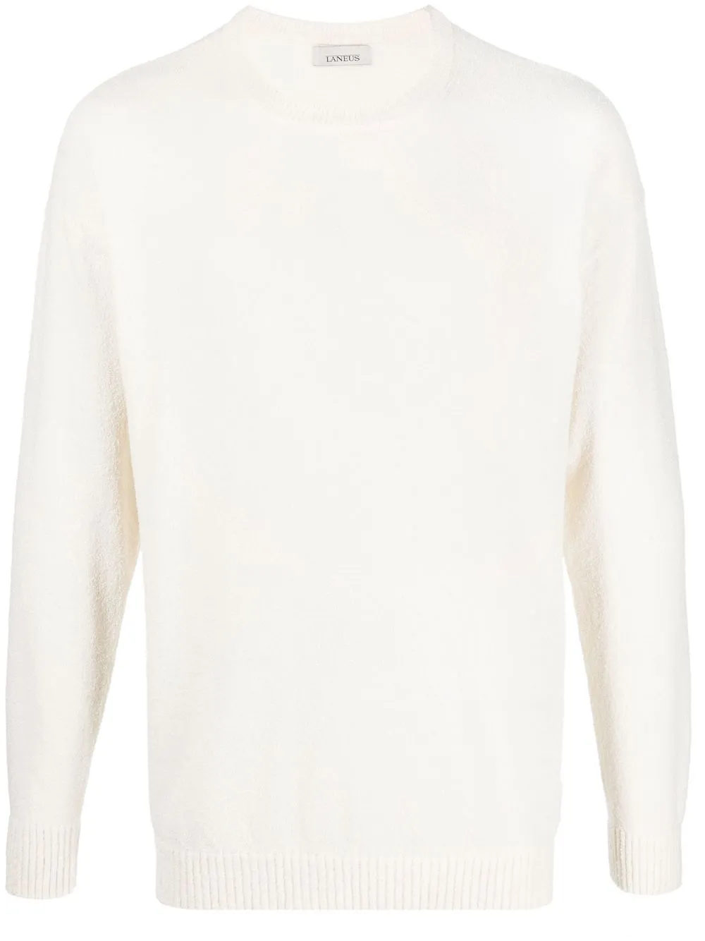 

Laneus fine knit crewneck jumper - White