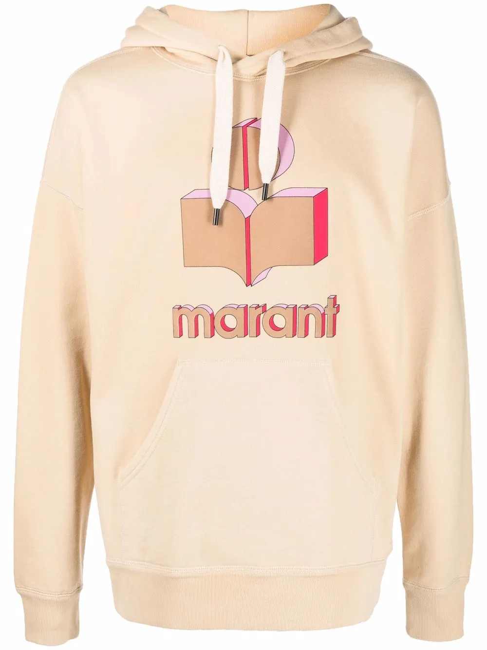 

Isabel Marant Miley logo-print pullover hoodie - Yellow