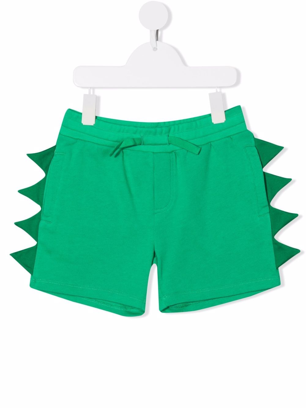 Stella McCartney Kids Dino-print track shorts - Green