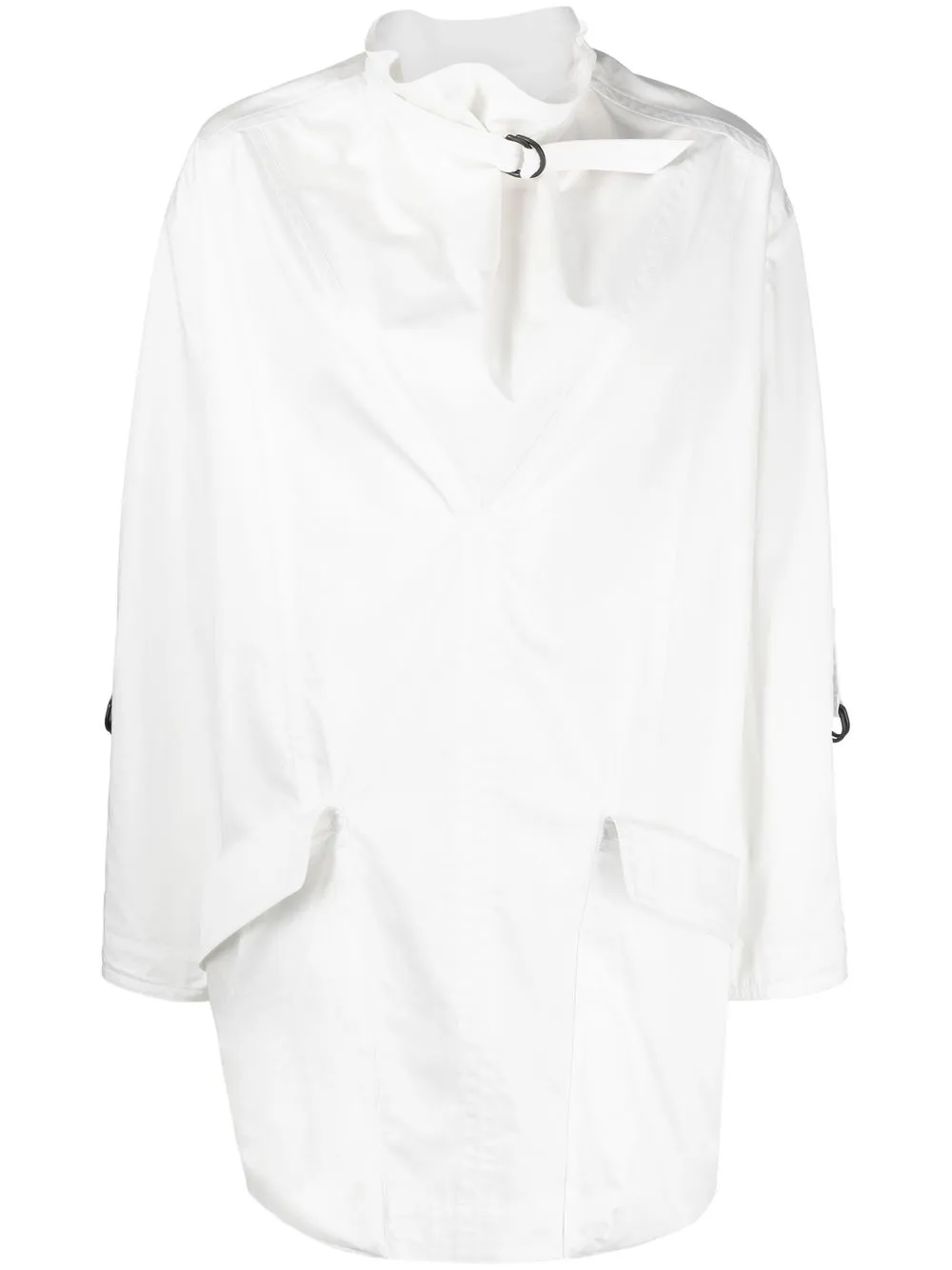 

Isabel Marant long-sleeve buckle-detail dress - White