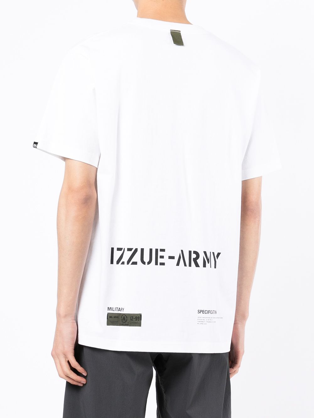 фото Izzue army logo-patch t-shirt