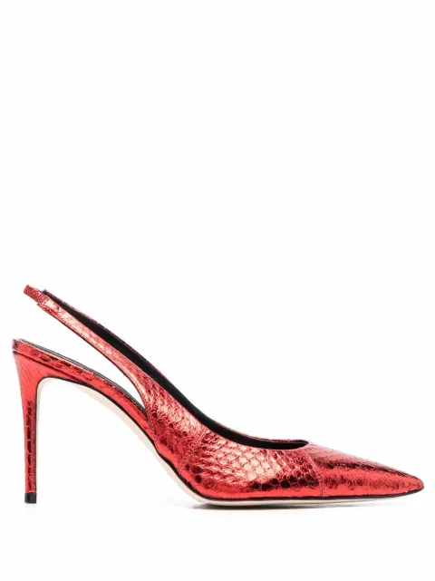 Scarosso x Brian Atwood Sutton slingback pumps