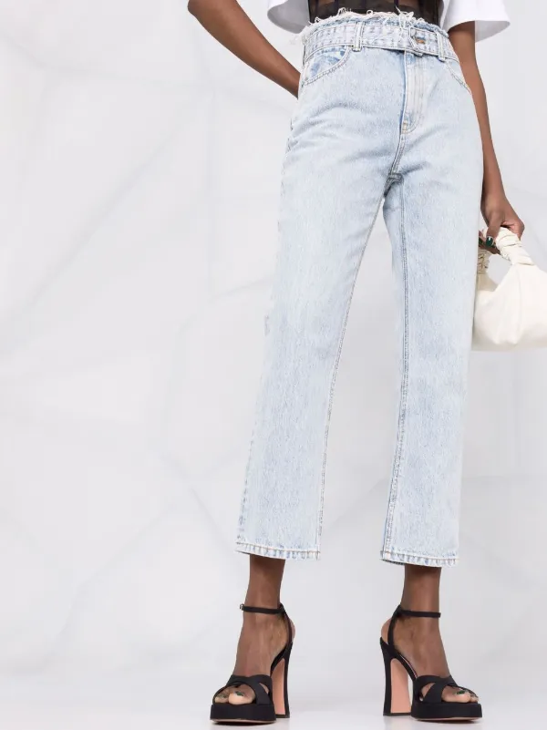 Alexander Wang ベルテッド ストレートジーンズ 通販 - FARFETCH