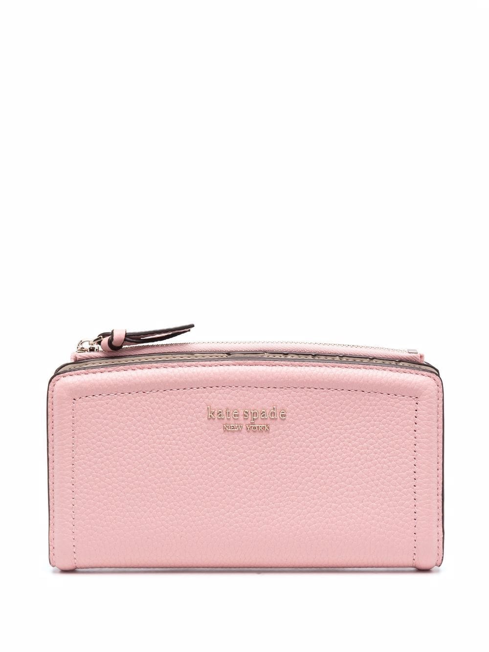 

Kate Spade cartera con letras del logo - Rosado