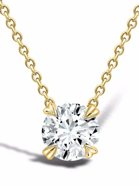 Pragnell 18kt yellow gold Windsor 1.00ct diamond pendant necklace