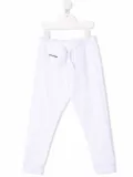 DSQUARED2 KIDS logo-print drawstring track pants - White