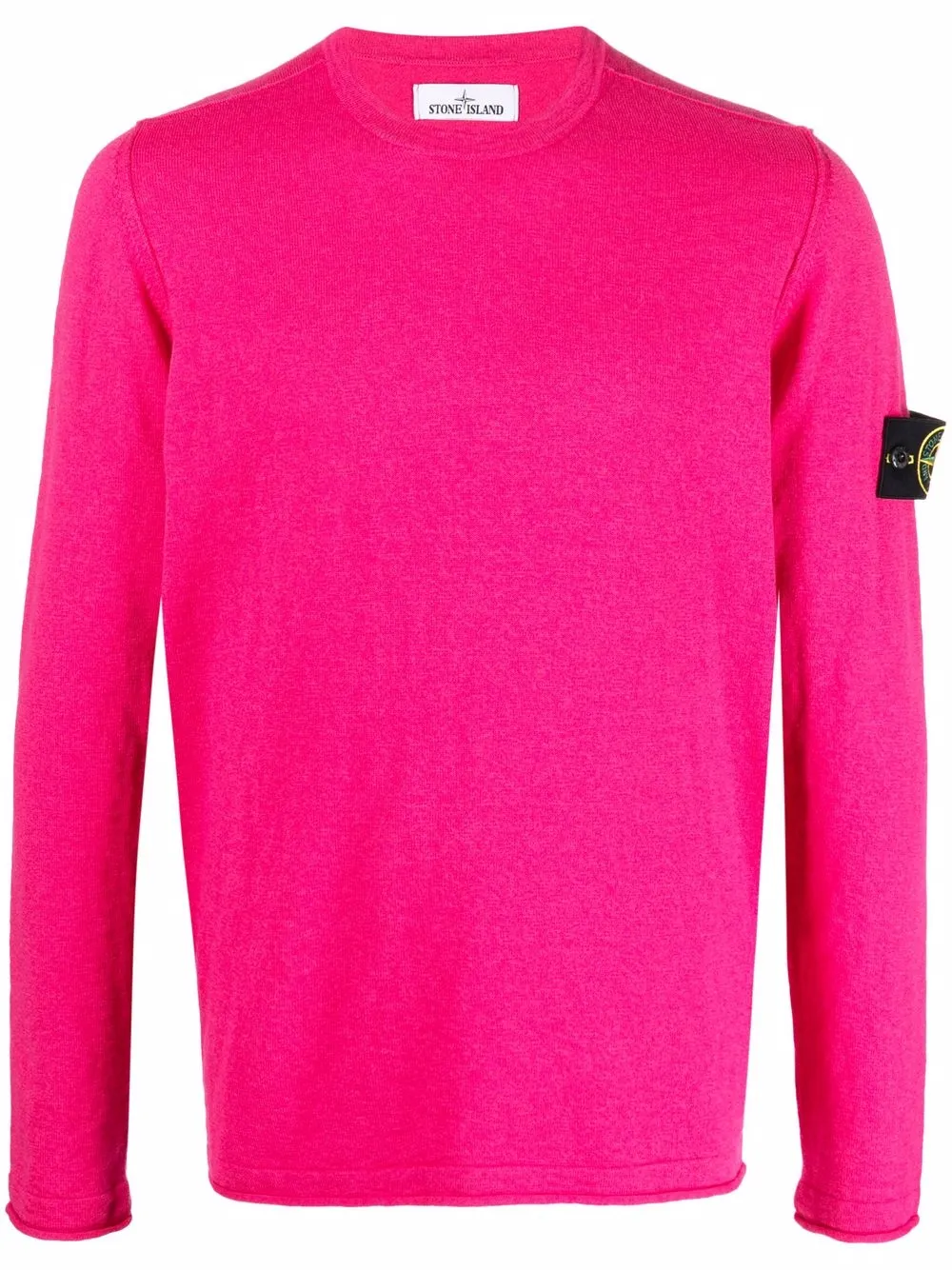 

Stone Island Compass badge crew-neck jumper - Pink