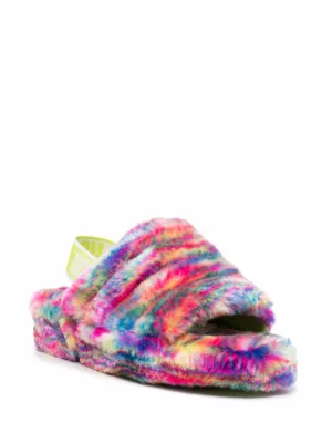 ugg shearling flip flops