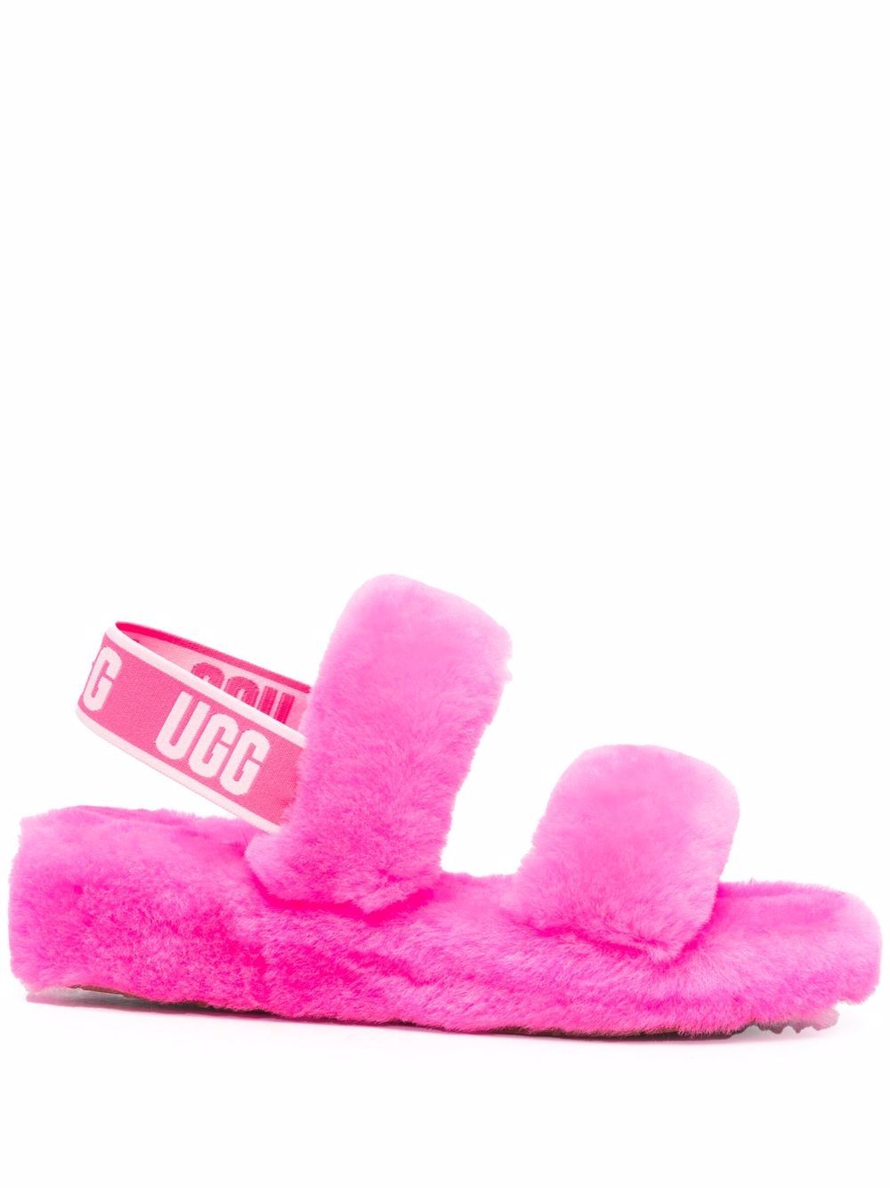 фото Ugg сандалии oh yeah zwart с мехом