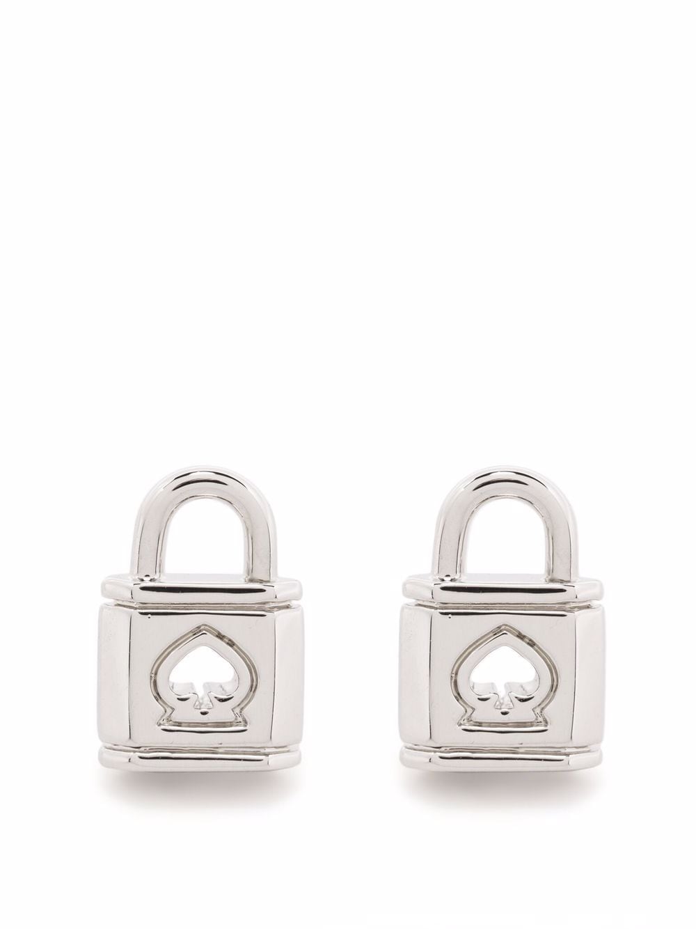 Shop Kate Spade Lock and Spade stud earrings with Express Delivery -  FARFETCH