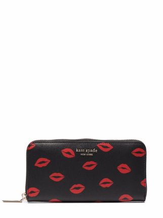 Kate spade discount lips wallet