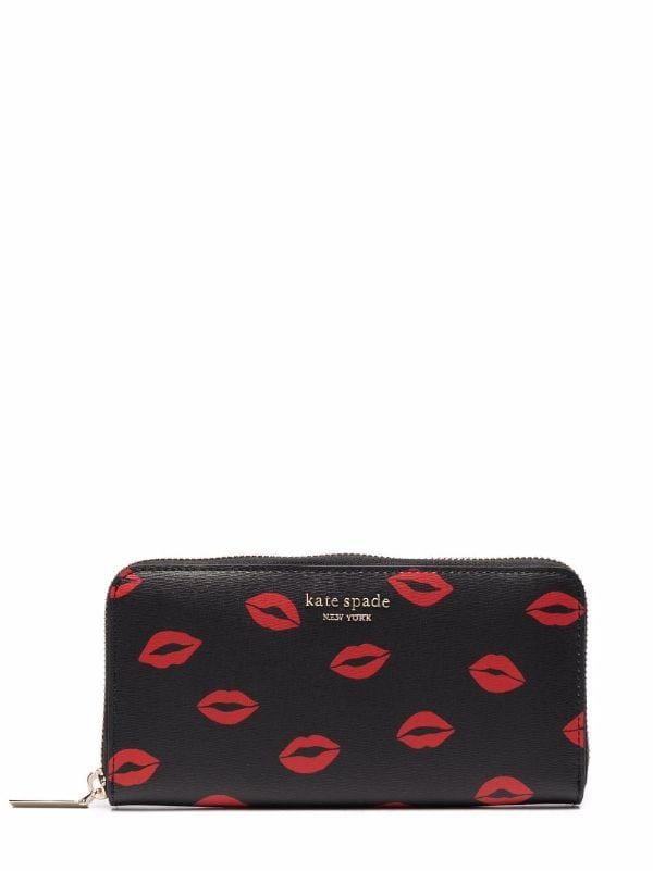 kate spade lips purse