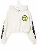 Barrow kids logo-print pullover hoodie - Neutrals