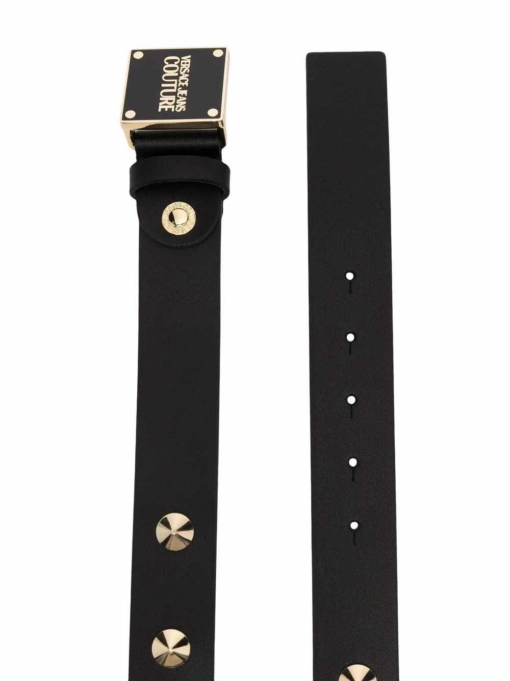 фото Versace jeans couture ремень с пряжкой-логотипом