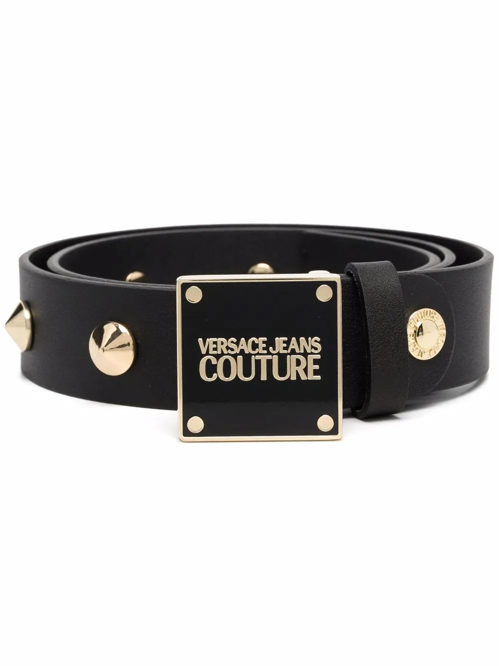 фото Versace jeans couture ремень с пряжкой-логотипом