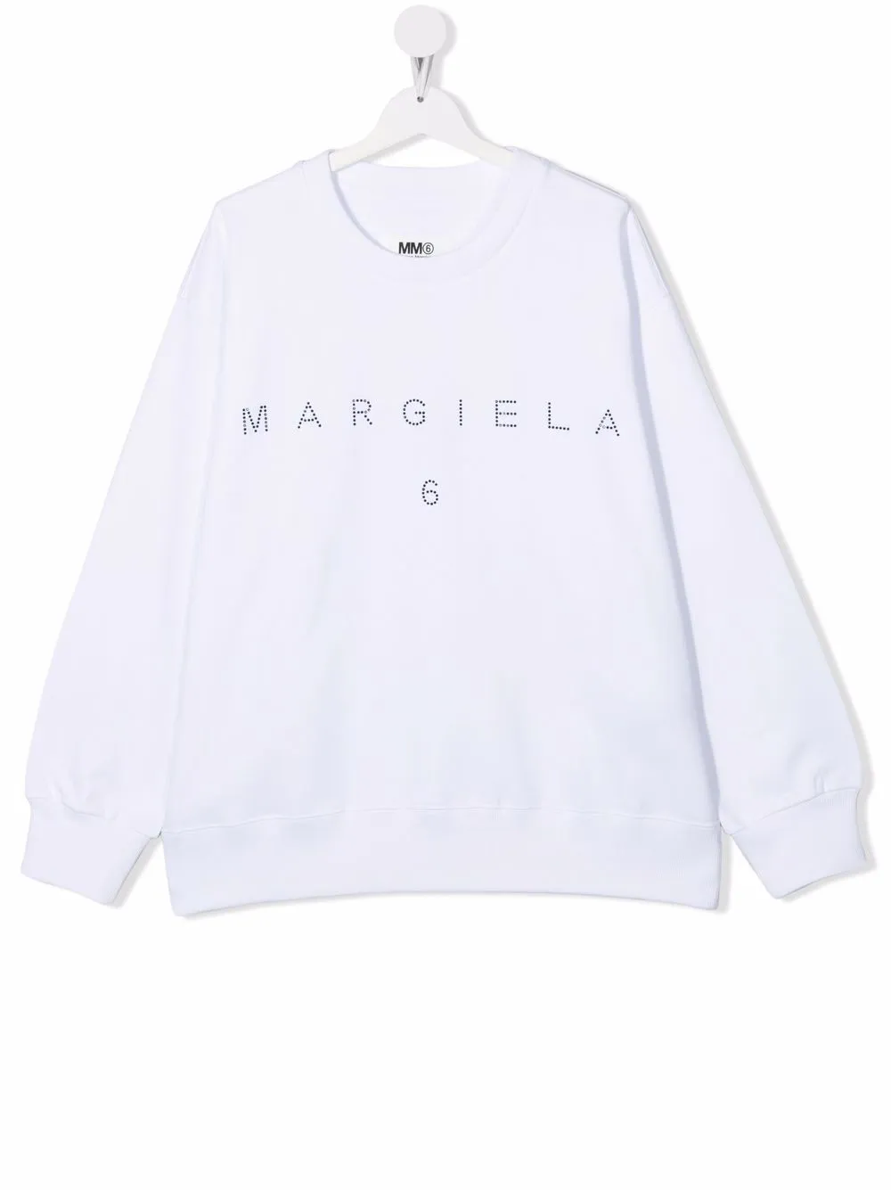 фото Mm6 maison margiela kids толстовка fleece logo