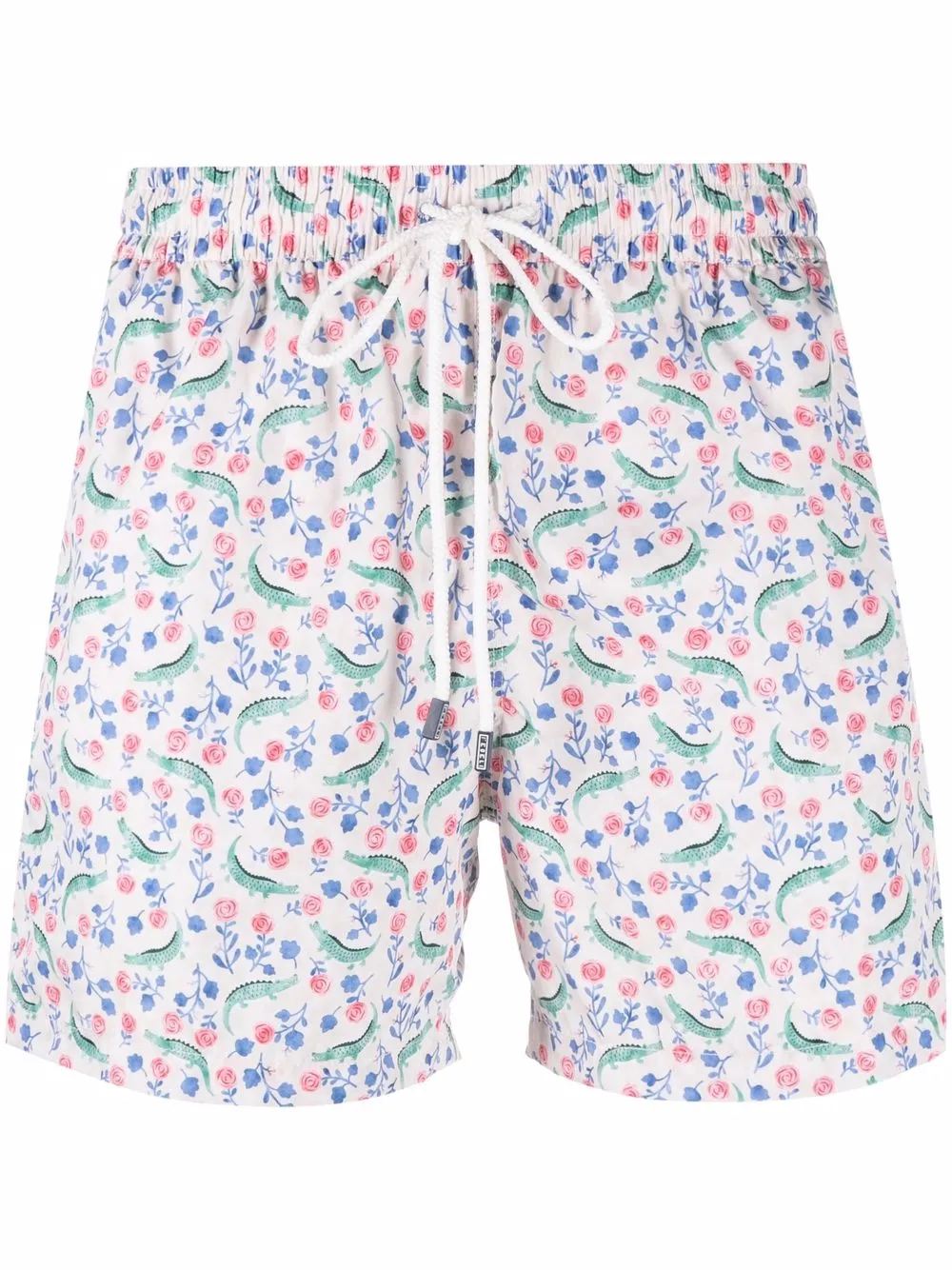 

Fedeli floral-print swim shorts - Neutrals