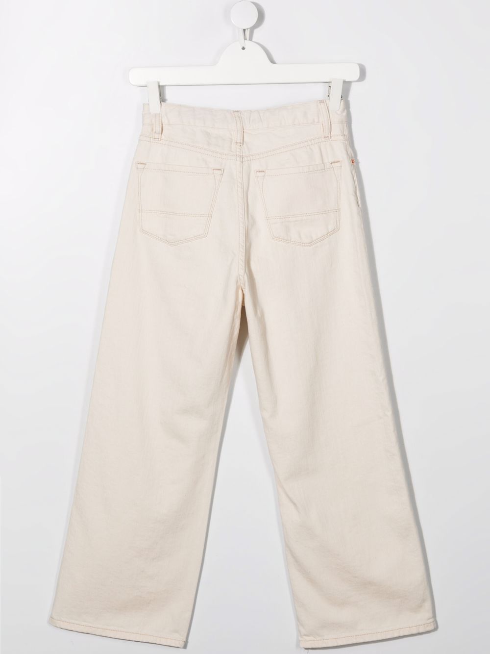 Bellerose TEEN cotton straight-leg trousers - Neutrals