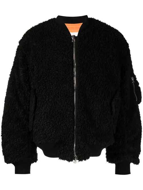 Veste bomber à détails de zips - Readymade - Modalova