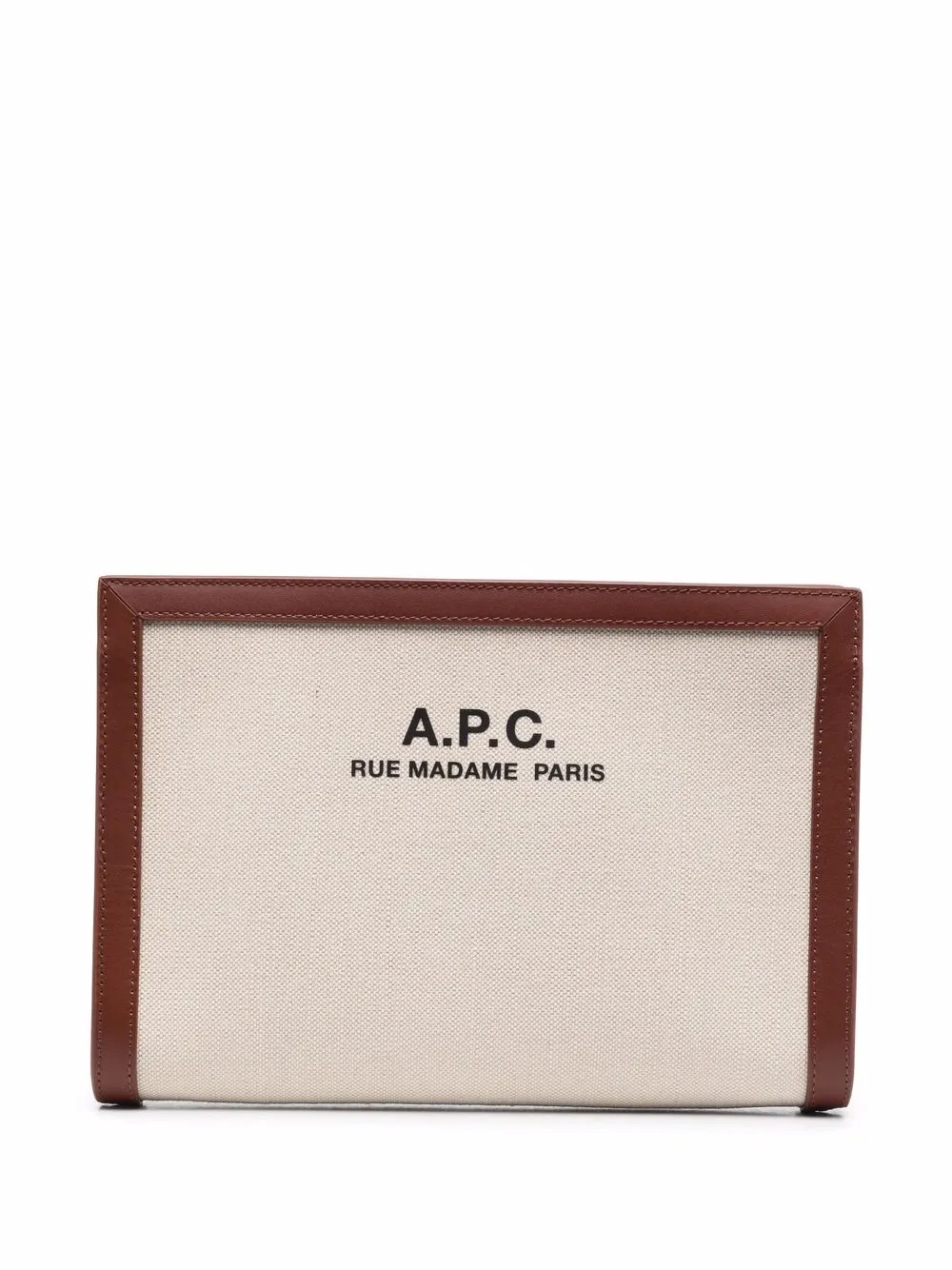 A.P.C. клатч с логотипом