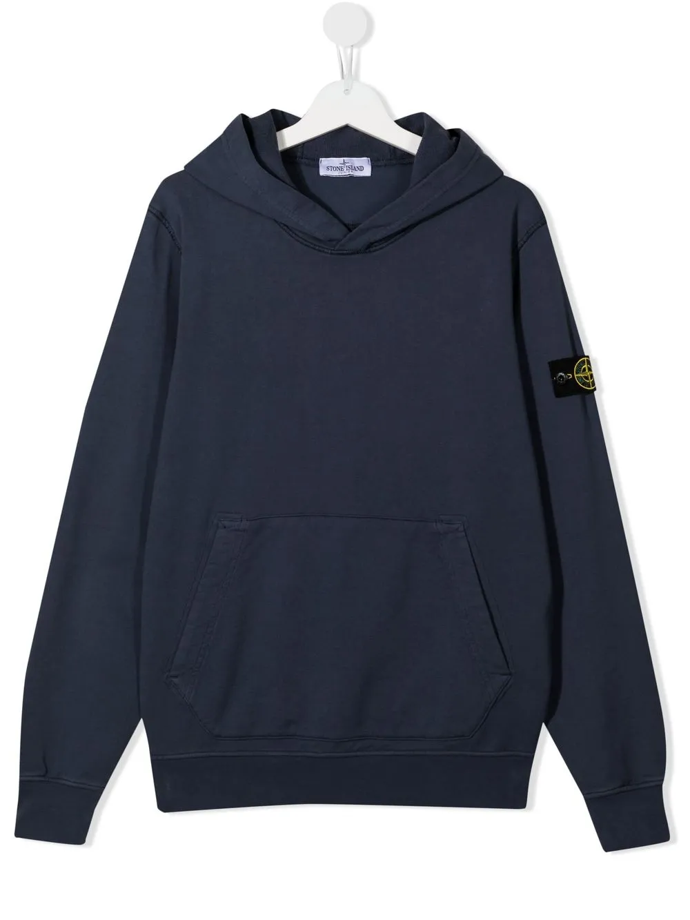 

Stone Island Junior hoodie con parche Compass - Azul