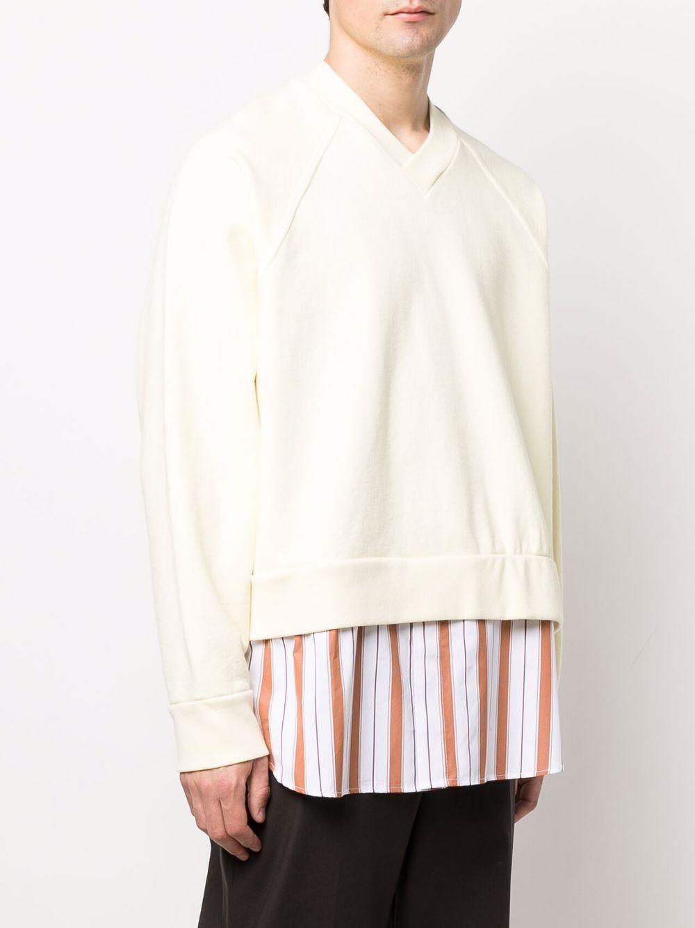 фото Sunnei shirt layer fleece sweatshirt