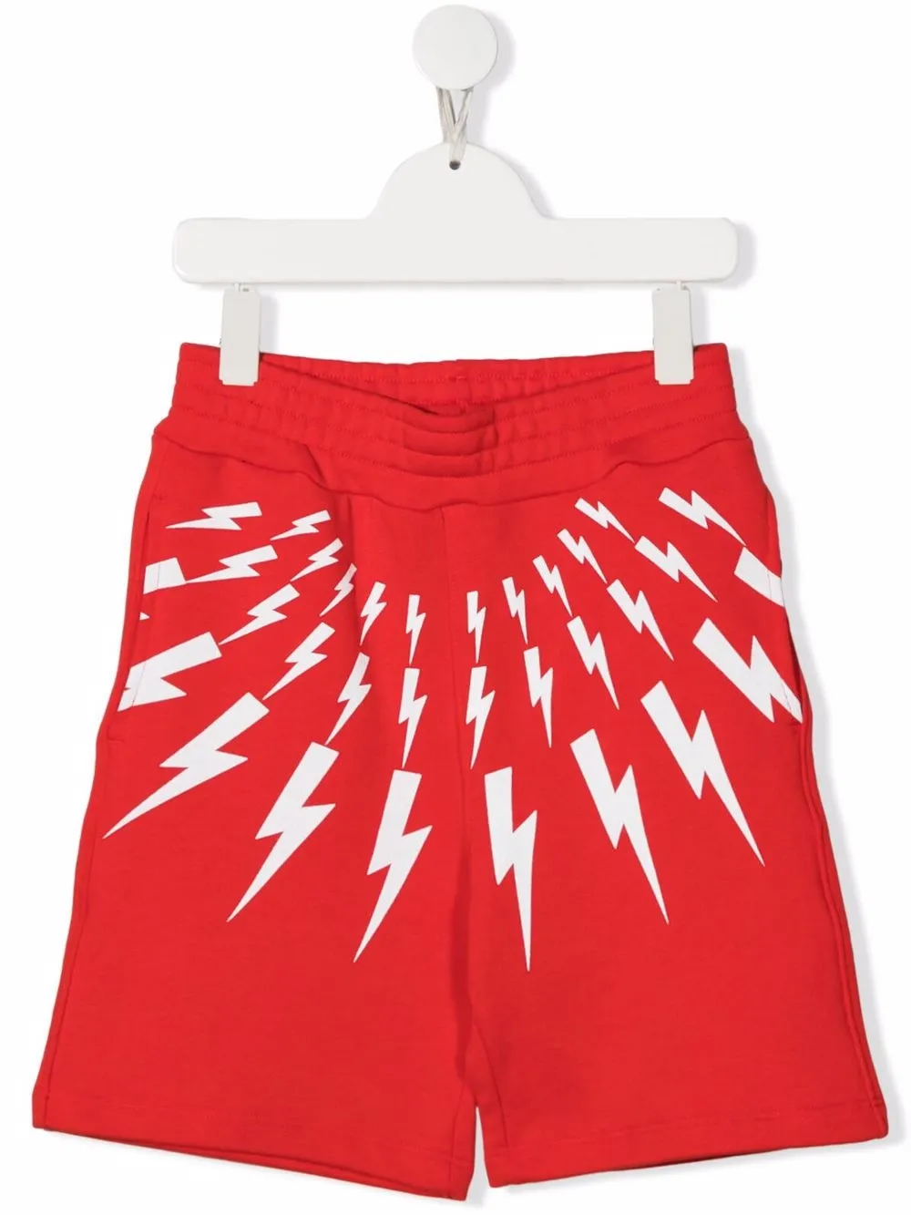 

Neil Barrett Kids shorts deportivos con estampado gráfico - Rojo