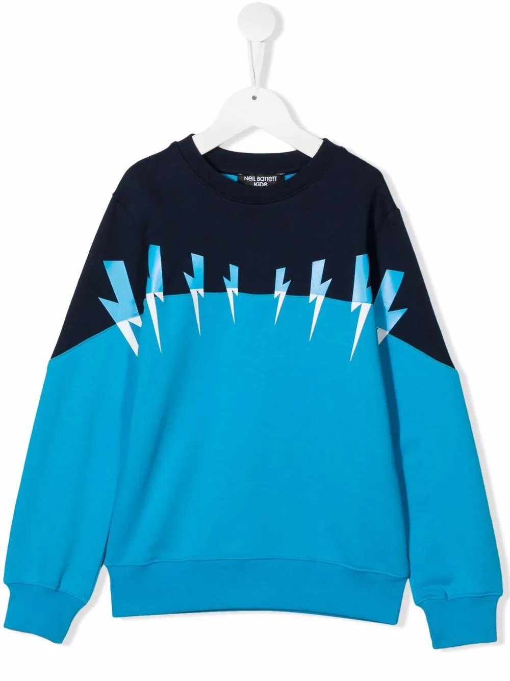 

Neil Barrett Kids sudadera con paneles - Azul