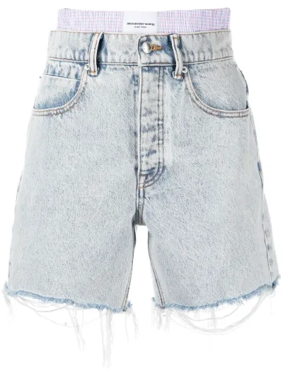 Alexander Wang Bite boxer-panel denim 