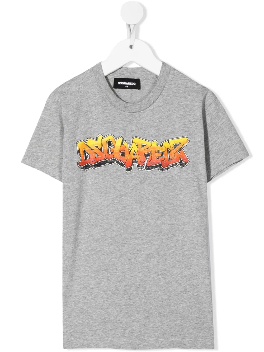 

Dsquared2 Kids playera con logo estampado - Gris