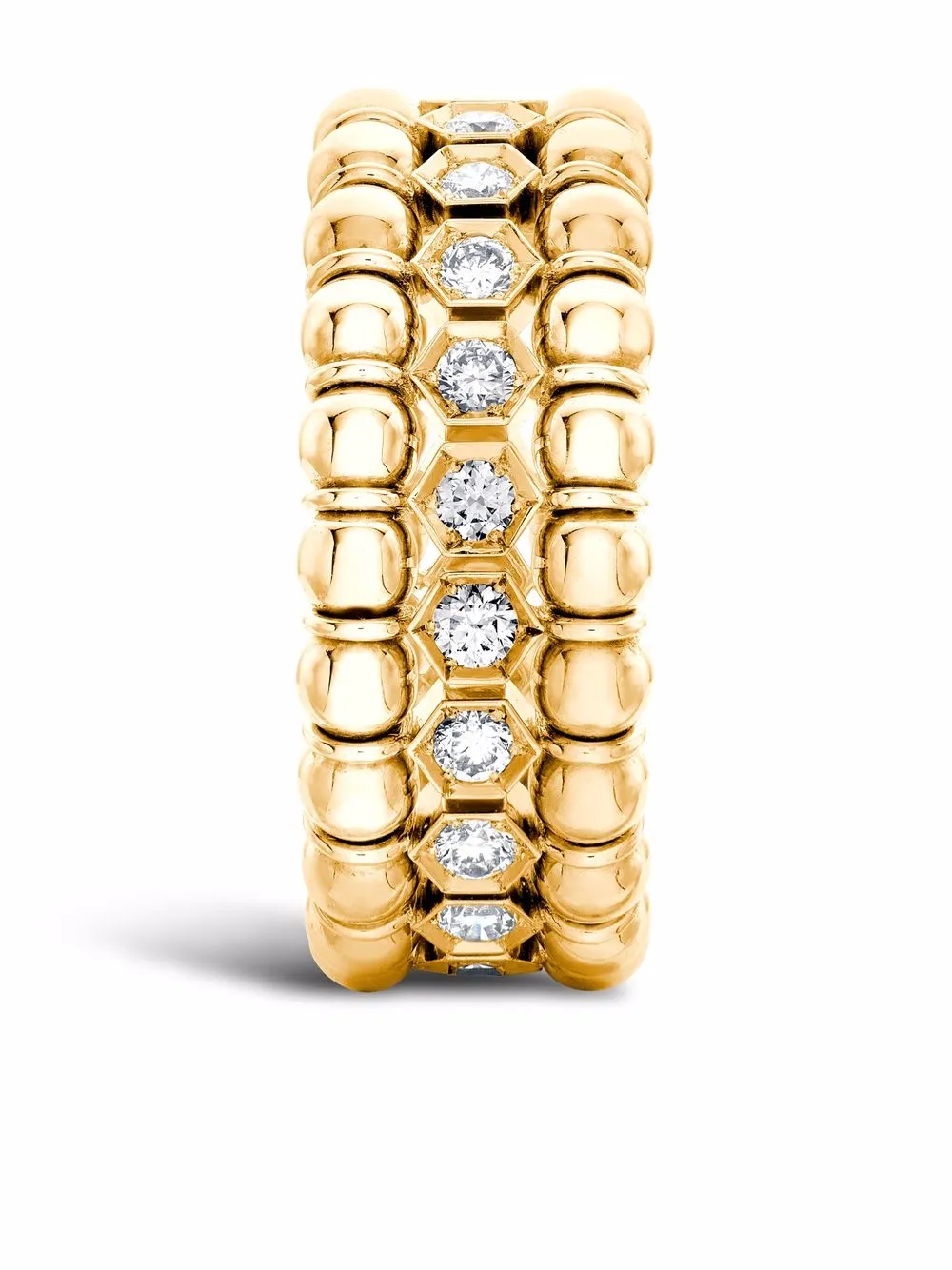 Pragnell 18kt Gelbgoldring Mit Diamanten 