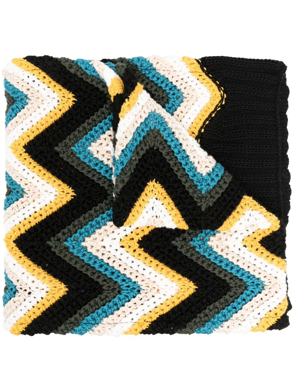 

Missoni mascada con motivo en zigzag - Negro