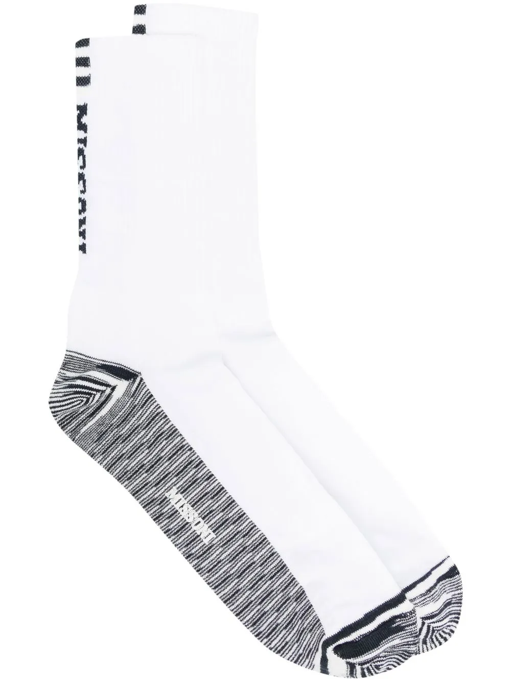 

Missoni calcetines con logo estampado - Blanco