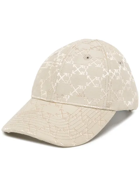 Off-White monogram-embroidered Baseball 