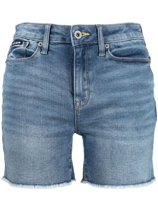 dkny denim shorts