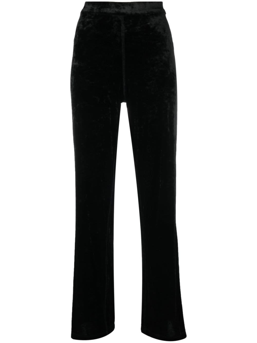фото Dkny бархатные брюки широкого кроя с завышенной талией
