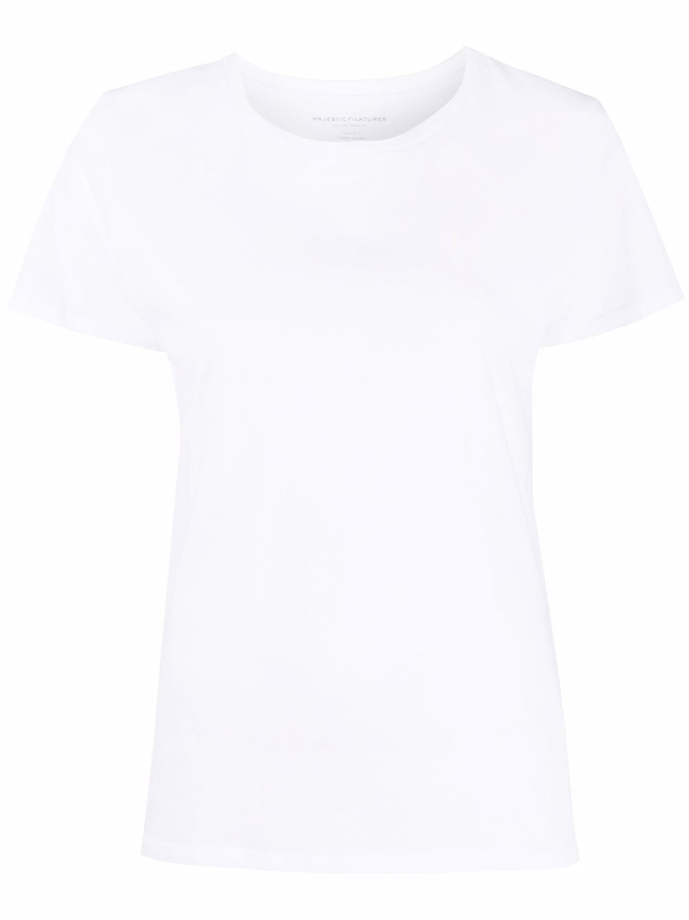 фото Majestic filatures u-neck short-sleeved t-shirt