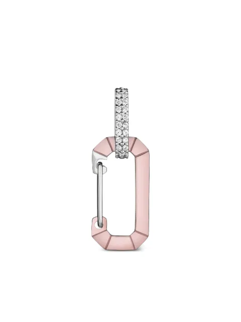 EÉRA 18K white gold small Chiara diamonds single earring