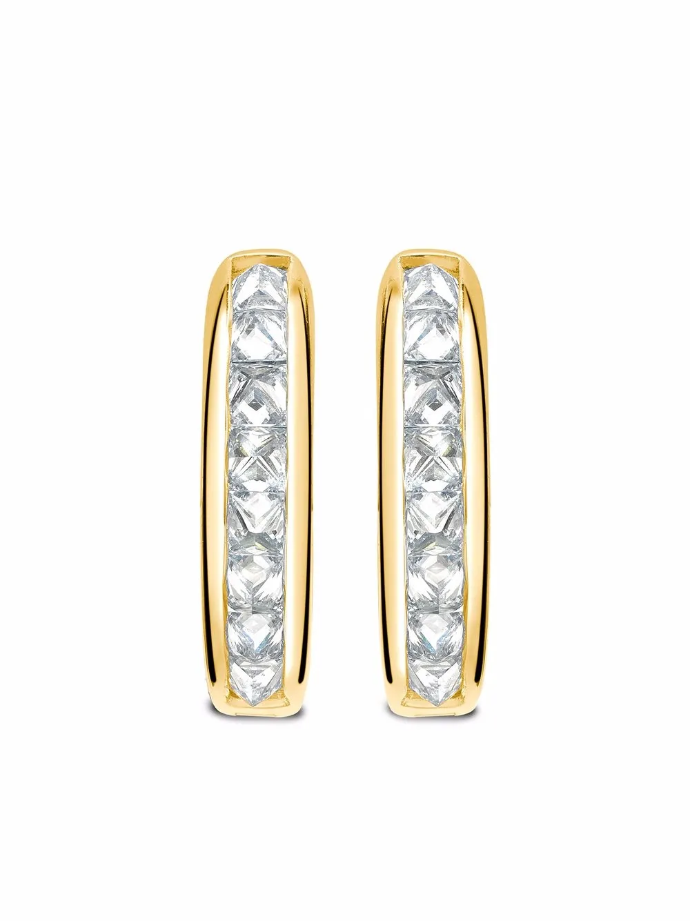 

Pragnell arracadas RockChic en oro amarillo de 18kt con diamantes - Dorado